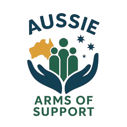 Aussie Arms of Support Logo